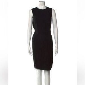 Stella McCartney Black Fringe Midi Dress